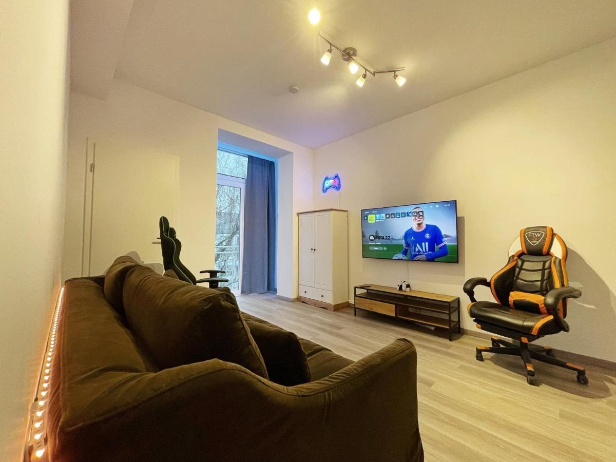 Jaybnb - Ps5 55 Zoll 4K Tv Gaming Apartment Dortmund Luaran gambar